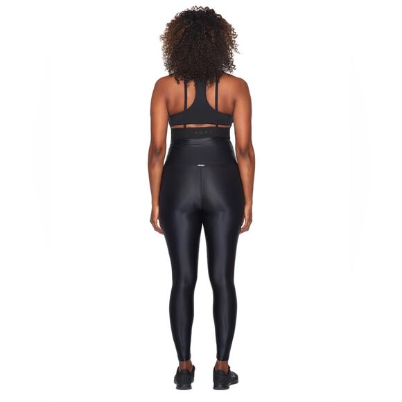Koral Lustrous Infinity Maternity Legging in Black Size XS - Picture 2 of 14